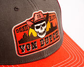 Kappe Von Dutch - Semi Curve - Patch Premium - Red / Orange