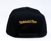 Kappe Mitchell & Ness - NHL Black And Gold Pro Snapback - Chicago Blackhawks - Black