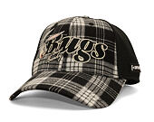 Kappe Capslab - Looney Tunes Trucker - Bugs Bunny Script Checkered - Black / White