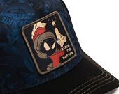 Kappe Capslab - Looney Tunes Trucker - Marvin the Martian Print - Navy / Black