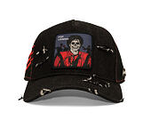 Kappe Capslab - Thriller Pop Legend Trucker - Distressed Black Denim