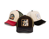 Kappe Capslab - Tom & Jerry Trucker - Best Buddies Distressed Patch - Brown / Olive