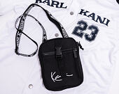 Tasche Karl Kani Signature Tape Messenger Bag 4002484 Black/White