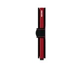 Geldbörse Secrid Miniwallet Matte Black & Red