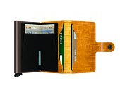 Geldbörse Secrid Miniwallet Cleo Ochre/Brown