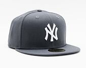 Kappe New Era - MLB Basic 59FIFTY - NY Yankees - Gray / White