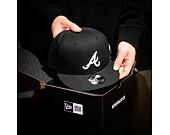 Kappe New Era - 59FIFTY Basic - Atlanta Braves - Black / White