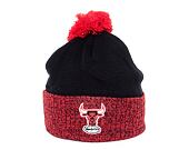 Mütze Mitchell & Ness Chicago Bulls Two Tone Pom Beanie HWC Black