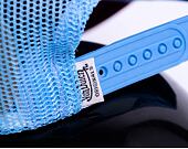 Kappe Von Dutch Boston Trucker Baumwoll-Twill Lila/Hellblau