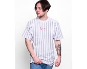 T-Shirt Karl Kani - Small Signature Pinstripe Tee - White/Black