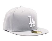 Kappe New Era - MLB Basic 59FIFTY - LA Dodgers - Grey / White