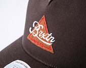 Kappe Brixton Earlston X C MP Trucker Hat Dark Earth / Off White