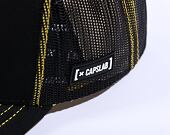 Kappe Capslab Batman - Batman Schwarz/Gelb Trucker Schwarz / Gelb