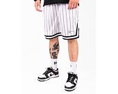 Shorts Karl Kani - Small Signature Pinstripe Mesh Shorts - White/Black