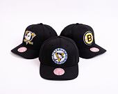 Kappe Mitchell & Ness - Team Ground 2.0 Pro Snapback - Pittsburgh Penguins - Black
