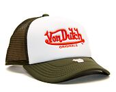 Kappe Von Dutch Trucker Atlanta Foam Grey/Orange