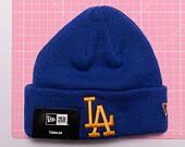 Kinder Mütze New Era MLB Kids League Essential Beanie - LA Dodgers - Blue Azure / Mellow Yello