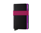 Geldbörse Secrid Bandwallet TPU Sheltersuit Black-Fuchsia
