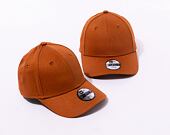 Kinder Kappe New Era 9FORTY Kids Seasonal Flag Logo - Caramel Brown