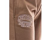 Damen Trainerhose New Era Arch Wordmark Joggers Ash Brown / White