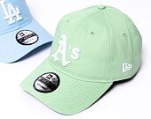 Kappe New Era 9TWENTY MLB League Essential Oakland Athletics - Green Fig / White