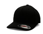Kinder Kappe Yupoong Flexfit - Flexfit Wooly Combed - Black / Black