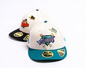 Kappe New Era 59FIFTY Low Profile "Melted Cream" Pin - Anaheim Angels - Cream