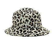Damen Bucket Mütze New Era - Adventure Bucket Leopard - Stone / Black