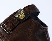 Schirmmütze Stetson Trucker Cap Lamb Nappa Harris Tweed Braun Messing