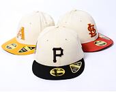 Kappe New Era - 59FIFTY Low Profile "Late Fall Vibes" - Pittsburgh Pirates - Cream / Black