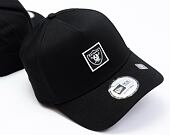 Kappe New Era - NFL Metallic Patch 9FORTY A-Frame - Las Vegas Raiders - Black / Silver