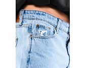 Hose Karl Kani Small Signature Baggy Five Pocket Denim light blue