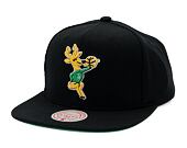 Kappe Mitchell & Ness - Shine On Snapback Hwc - Milwaukee Bucks - Black