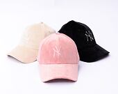 Damen Kappe New Era - 9FORTY Womens MLB Velour Diamante - NY Yankees - Pink