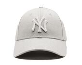 Damen Kappe New Era - MLB Metallic Denim 9FORTY - NY Yankees - Silver / White
