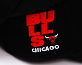 Kappe New Era - NBA Side Patch 9FORTY A-Frame - Chicago Bulls - Black