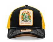 Kappe New Era - Summer Patch 9FORTY Trucker - Black / Grilled Yellow