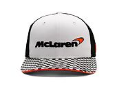Kappe New Era - F1 Checkered Visor 9FIFTY Original Fit - Mclaren Racing - White