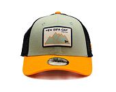 Kinder Cap New Era - Outdoor 9FORTY TRUCKER - Mintgrün / Papaya Orange