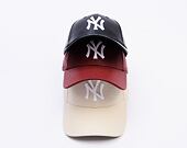 Damen Kappe New Era - MLB Crinkled PU 9FORTY - NY Yankees - Black / White