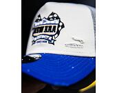 Kappe New Era - Motosport 9FORTY Trucker - Cream / Light Royal