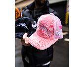 Kappe Reflection Luxury Fuzzy Trucker - Koralle Pink / Weiß