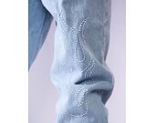 Hose Karl Kani - Og Baggy Five Pocket Flames Denim - bleached blue