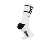 Socken New Era - MLB Seasonal Crew - LA Dodgers - White / Blue