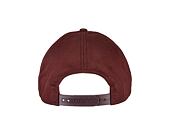Kappe Yupoong 5-Panel Curved Classic Snapback burgundy