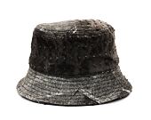 Hut Kangol - Denim Mashup Bucket - Black Trompe L'Oeil