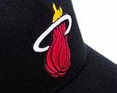 Kappe Mitchell & Ness - Miami Heat - Kicking Wool Pro Strapback - Black