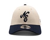 Kappe New Era - Branded Linen 9FORTY - Stone / Navy