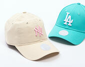Damen Kappe New Era - MLB Contrast Stitch 9TWENTY - NY Yankees - Cream / Pink