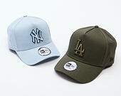 Kappe New Era - MLB Tonal Outline 9FORTY A-Frame - LA Dodgers - New Olive